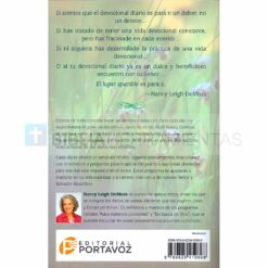 Libro El lugar apacible - Pasta trasera