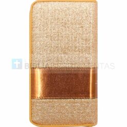 Biblia cartera dorada con brillos y cierre RVR1960 (9788941296904) - Pasta trasera
