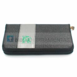 Biblia cartera negra con brillos y cierre RVR1960 (9788941296911) - Vista canto 1