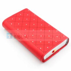 Biblia cartera mujer roja con imán RVR1960 (7898521818159) - Perspectiva 3