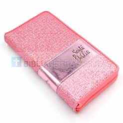 Biblia cartera mujer rosa brillos con cierre RVR1960 (9788941296874) - Perspectiva 2