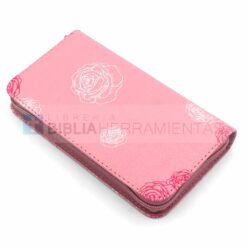 Biblia cartera con rosa flores RVR1960 (9789587453188) - Perspectiva 3