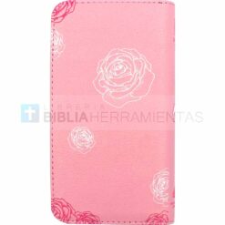 Biblia cartera con rosa flores RVR1960 (9789587453188) - Pasta trasera