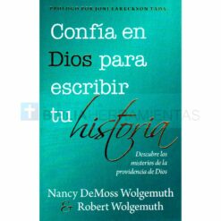 Libro Confía en Dios para escribir tu historia - Pasta frontal