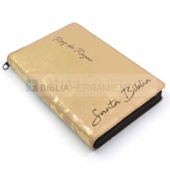 Biblia Rey de reyes Crema - perspectiva frente