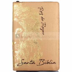 Biblia Rey de reyes Crema - frente