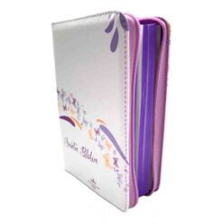 Alternative view of Biblia Reina Valera 1960 Compacta Imit. Piel Con Cierre Mariposas