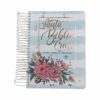 Biblia Rvr Crear 1960 Letra Grande Tapa Dura Espiral Flores