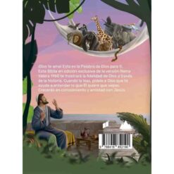 Alternative view of Biblia Compacta Rvr1960 Para Niños Símil Piel Verde Cierre